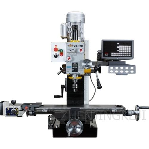 Desktop Drilling And Milling Machine Home Milling Machine Industry ZX32G Woodworking Drilling Machine Miniature Metal Machining