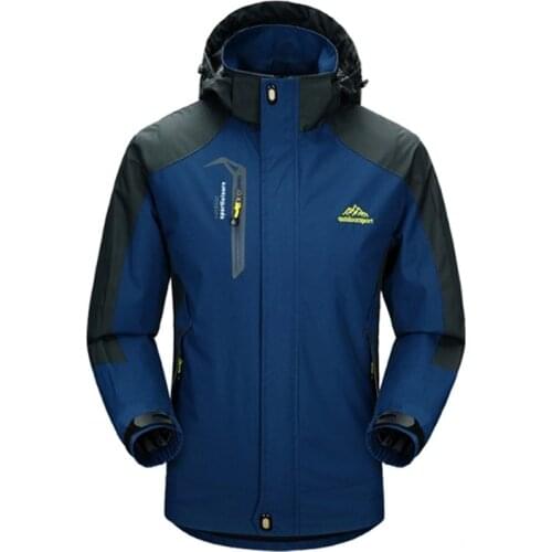 Casual Outdoor Sports Jacket Mens Autumn Army Waterproof Windbreaker Jackets Male Camping Hiking Trekking Travel Overcoat