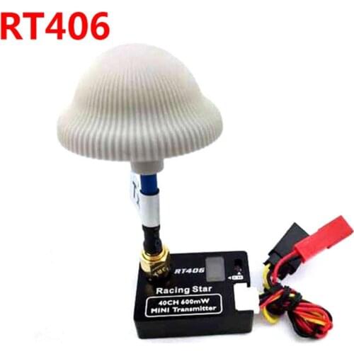 RT406 Mini 5.8G 600mW Liquid Crystal Display With Antenna Through Small Four-axis Alloy Image Transmitter Set