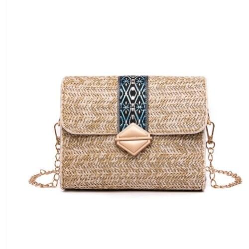 Women Straw Woven Bag Retro Rattan Shoulder Tote Handbag Crossbody Messenger New