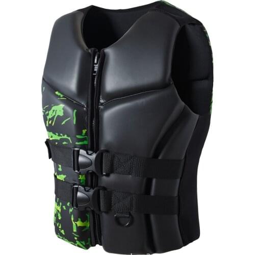 Professional Adult Life Vest Jacket Neoprene Safety Life Vest Rescue Wakeboard Drifting Wakeboard Fishing Ski Swimming Life Jack