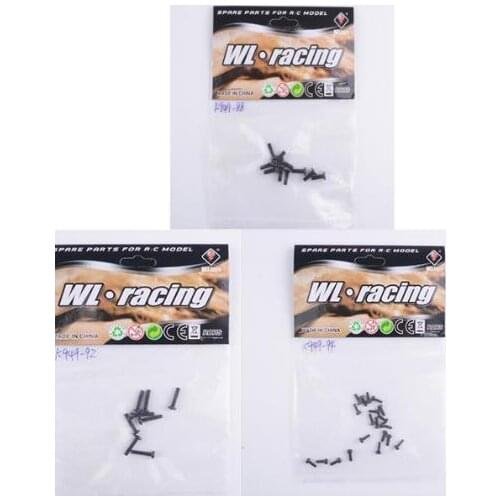 WLtoys K949 10428-A 10428-B 10428-C rc car K949-88 Screw M3*10 K949-92 screw M2.5*12 K949-94 screw M2*6mm