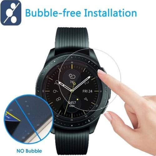 1pcs for Samsung Galaxy Watch 42mm new classic Tempered Glass Screen Protector Protective Film Guard Anti Explosion Anti-shatter
