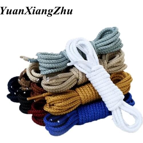 1Pair 14 Colors Round Shoe laces Sneakers ShoeLaces Kids Adult Outdoor Sports Shoelaces Strings Length 80 100 120 140 160CM