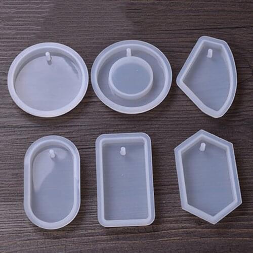 1PC circular Craft DIY Transparent UV Resin epoxy Silicone Combination Molds for DIY Making Finding Accessories Jewelry