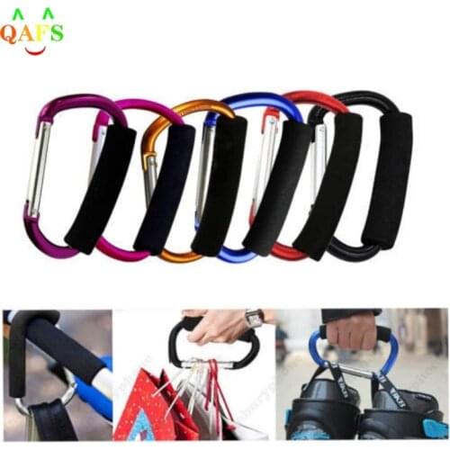1PCS Universal Vehicle Hanging Buckle Large Buggy Mummy Clip Pram Pushchair Shopping Bag Hook Carabiner