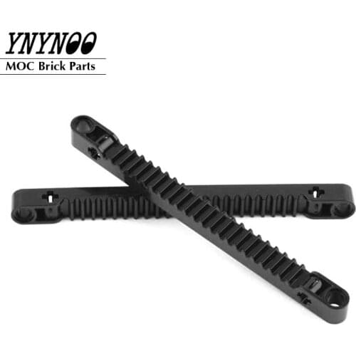 10Pcs/lot High-Tech Gear Rack 1x13Compatible with BrickLink LDraw 64781 MOC Building Blocks Bricks DIY Toys Technical Parts