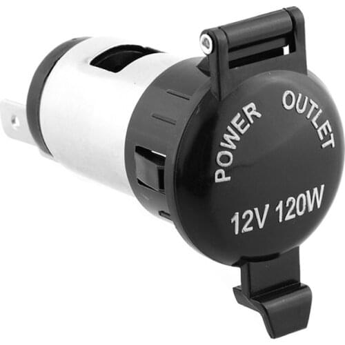 Car Cigarette Lighter Adapter Power Plug Plastic Motorcycle Car Truck 12-24V Power Socket Lighters Smoking Car Accessories