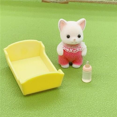Geniune Sylvanian Doll Families Dollhouse Animal Figures furniture set clothes house food without package