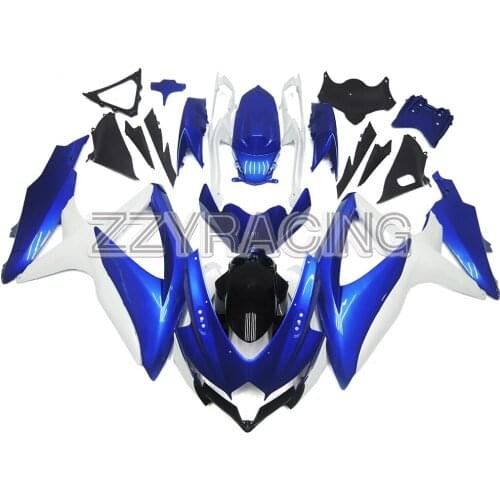 Motorcycle Fairings Kit for Suzuki GSXR600 K8 2008 2009 2010 GSXR750 K8 2008 2009 2010 ABS Plastic Body Work White Black Blue