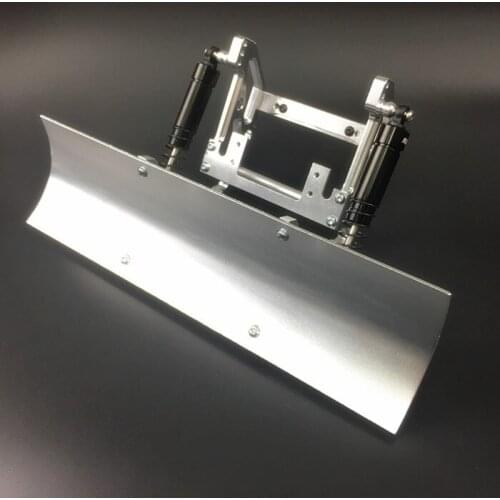 Metal Front Electric Control Bumper snow shovel for Axial Crawler Cherokee AX90046 AX90047 SCX10 II Hraxxas TRX-4 T4 D110