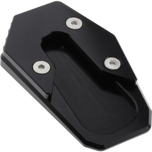 Moto Gear Motorcycle Kickstand Pad - Durable Metal - Kick Stand Coaster/Support Plate Fits for BMW R1200RT 2014-2018, Black