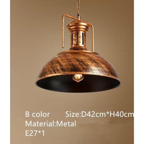 Pendant Lamp Industry Style Light Drop Light Canteen Restaurant Dining Room Lamp Coffee Shop Light