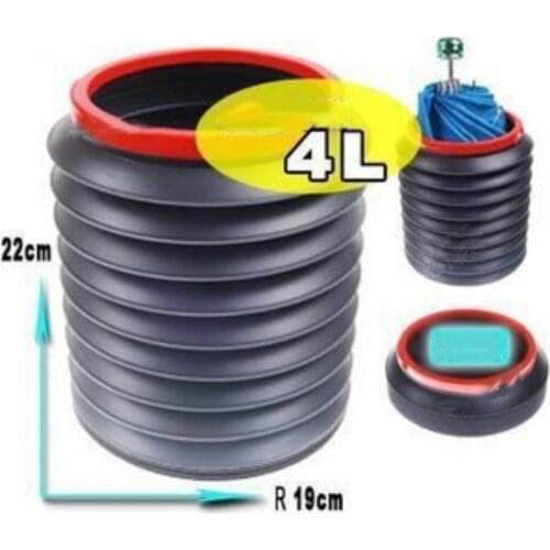 Portable Folding 4L Bucket Multifunctional Mini Magic Tube Folding Telescopic Bucket Storage Car Supplies