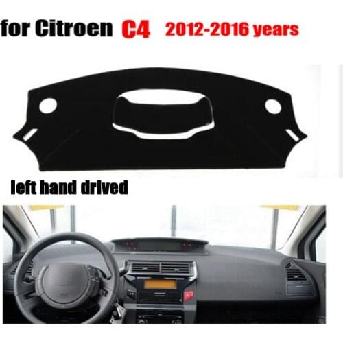 Car dashboard covers mat for Citroen new C4 2012-2016 Left hand drive dashmat pad dash covers Instrument platform accessories