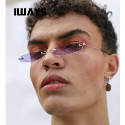 Narrow frame 2019 sunglasses women men vintage multi-colour metal frame sun glasses fashion male female eyewear UV400