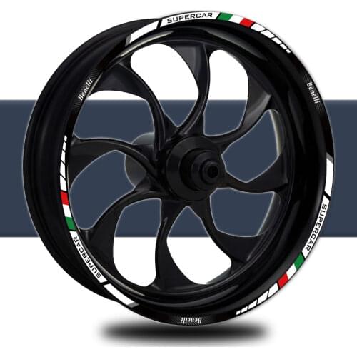 Reflective Motorcycle Accessories Wheel Sticker 17 Hub Decals Rim Stripe Tape For Benelli TMXK TRK TNT 250 500 502 600 300 302