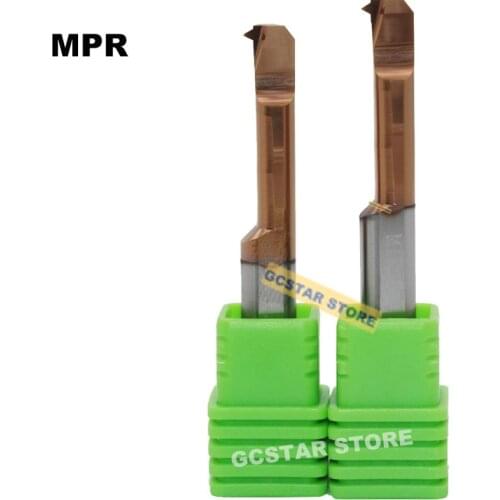 MPR MPR2R0.15 L10 MPR3R0.2 MPR4R0.2 MPR5R0.2 L22 MPR6R0.2 L22 Grooving Solid Carbide Boring Profiling Lathe Cutter Tools