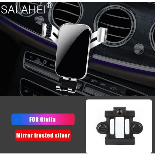 Three Color Car Installation Vent Fashion Gravity Bracket Universal Mobile For Phone GPS Mobile Phone Holder For Alfa Giulia