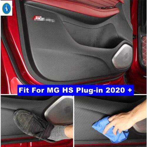 Interior Refit Kit Inner Door Scratchproof Anti Kick Film Pad Protective Stickers Cover Fit For MG HS / HS Plug-in 2020 2021