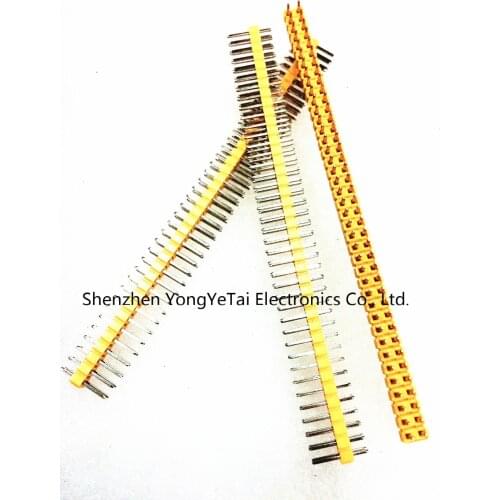 Hot sale Free shipping Yellow double rowneedle double row copper needles 2*40 2.54 single row needle