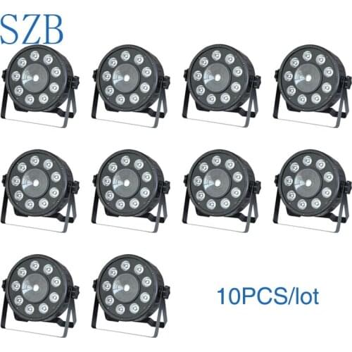 10 PCS SZB 9PCSx3W 3IN1 and 1PCSx30W 3IN1 Hight Power LED Par Light for DJ Nightclub Party/SZB-PL090330