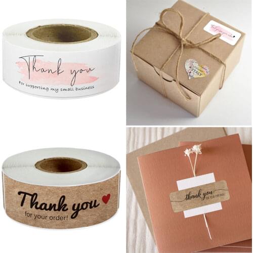 120Pcs Thank You for Your Order Stickers Labels for Envelope Sealing for Small Business Decor Vintage Sticker Stationery Supply