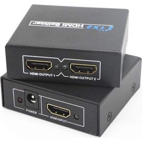 1x2 HDMI Switch Switcher 1x2 HDMI-compatible Splitter HDMI-compatible Port Auto Switcher Support 3D HD1080P for PC HDTV DVD HDPS