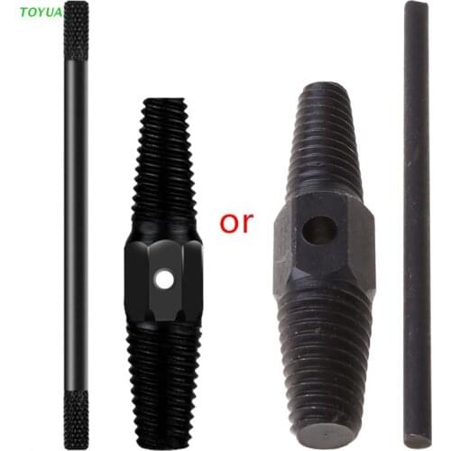 1XCC 4" 6" Double-head Tap Faucet Valve Screw Extractor Set Damaged Broken Wire Water Pipe Bolt Remover Multipurpose House