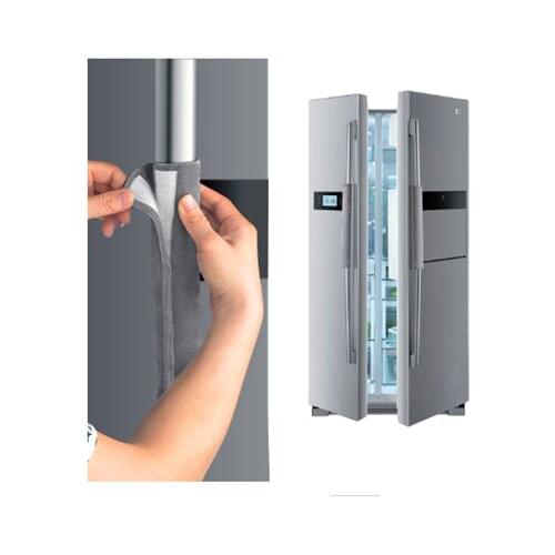 2Pcs Refrigerator Door Handle Cover Kitchen Appliance Decor Handles Antiskid Protector Gloves Fridge Oven Keep off Fingerprints