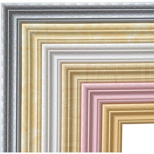 3D Foam Wall Sticker Waist Line 230cm Decor Wall Sticker Waterproof Self-adhesive Border Top Corner Line DIY Skirting Background