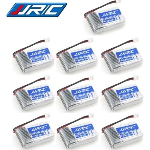 10Pcs Original JJRC H20 Battery 3.7V 150mAh For JJRC H20 Syma S8 M67 U839 RC Quadcopter Parts 3.7V Lipo Battery 150mAH 30C