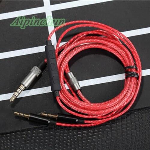 Aipinchun Audio Cable Headphone Cord Replacement Wire 4 Colors for sol Repulic Master Tracks HD V8/V10/V12/X3 A25