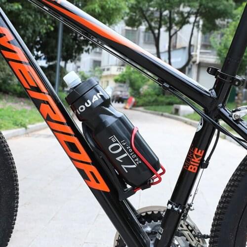 710ML Bicycle Kettle Cycling Squeeze Water Bottle BPA Free Leak-proof Adjustable