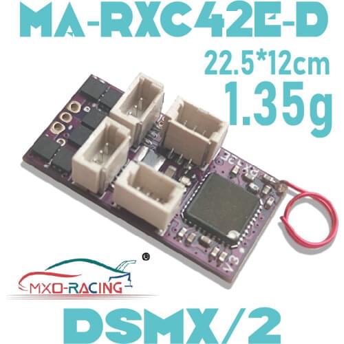 CROSSOVER-RX Ma-RX42E-D/D+(DSMX/2) Built-in brushless ESC/5CH MicroRX/TELEM