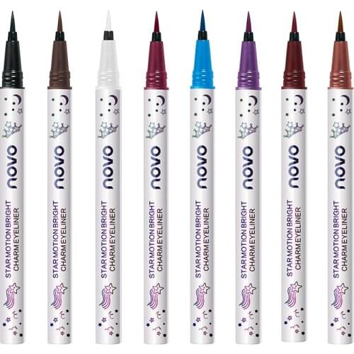 Colorful Matte Liquid Eyeliner Pencil Quick Dry Waterproof Makeup White Green Natural No Blooming Cosmetics Makeup Tool TSLM2