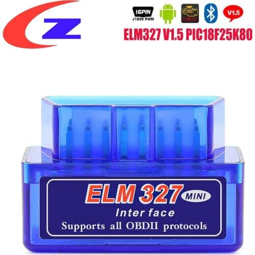 ELM327 V1.5 PIC18F25K80 OBD BT OBD2 Scanner odb2 ELM 327 V1.5 OBD 2 OBD2 Car Diagnostic Auto Tool adapter obd scan tool