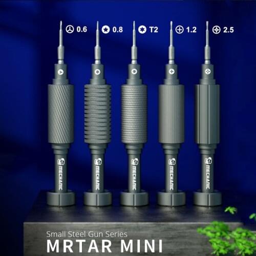 Mechanin iShell Extra Hard Precision Screwdriver Set Magnetic Screw Driver Bit Kit Phillips Y0.6 Pentagonal T2 For iPhone Repair