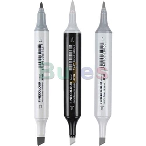 FINECOLOUR 1 / 2 / 3 generation hand drawn gray series promarker for students art drawing paingting cartoon design art supplies
