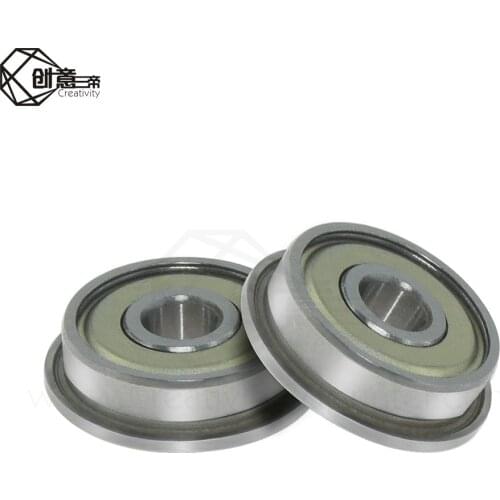 10pcs/lot Flange Bushing Ball Bearings 6*19*6mm Mechanical Replace F626ZZ Metric Flanged for 3D Printer Motor Part parts F626