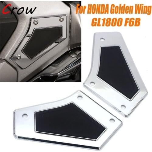 Chrome motorcycle box rear rocker pivot cover for HONDA Goldwing GL1800 2018 2019 2020 F6B 2018 2019 2020