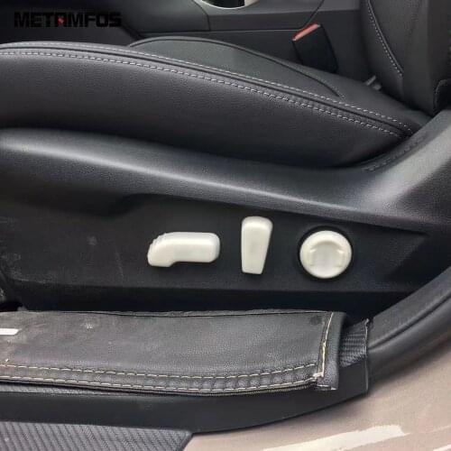 For Subaru Outback 2020 2021 2022 Seat Control Adjust Switch Button Cover Trim Carbon Fiber Interior Accessories Car Styling