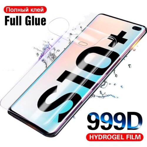 999D Full Cover Soft Hydrogel Film For Samsung S10 S20 S9 S8 Plus S10e Screen Protector For A50 A70 A30 S20 Ultre Film Not Glass