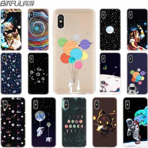 Cover Soft Silicone TPU Case For Xiaomi Mi 10 8 A2 A3 CC9 Lite 9 8 A1 A2 Note 10Pro Max3 Mysterious Moon Girl Cat