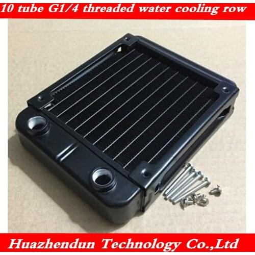 Notebook phone water-cooled 10 tube G1/4 thread water cold row cold row radiator