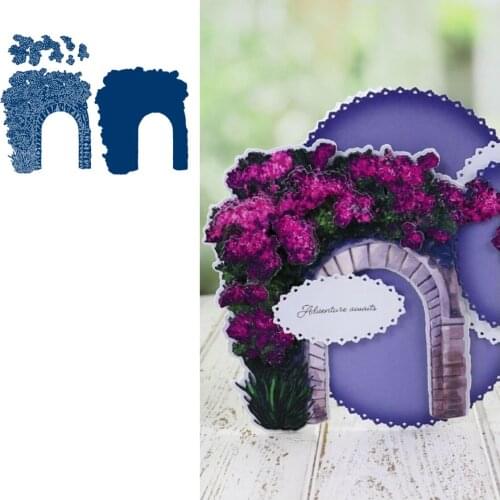 2021 NEW Product Blooming Way Metal Cutting Dies Scrapbook Diary Decoration Stencil Embossing Template DIY Greeting Card