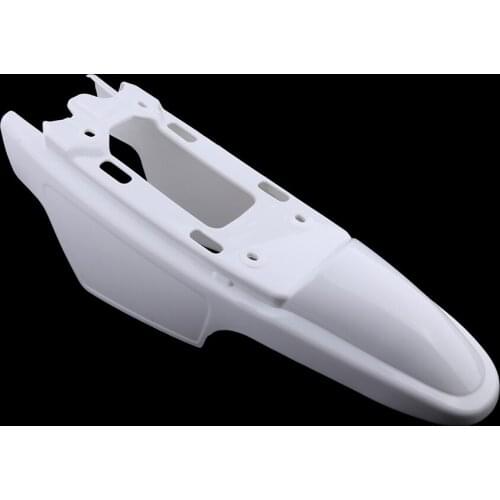 Plastic Fender Rear Mud Guards Mudguard Fenders Mountain Road for Yamaha PW50 (White)