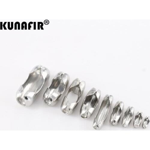 1.6mm-6mm stainless steel waist buckle bead chain accessories parts Jewelry parts