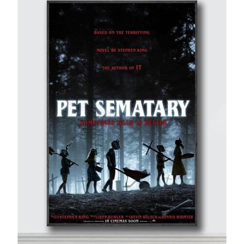 NJ043 Pet Sematary Movie 3 Silk Posters and Prints wall art Art Poster Home Decor