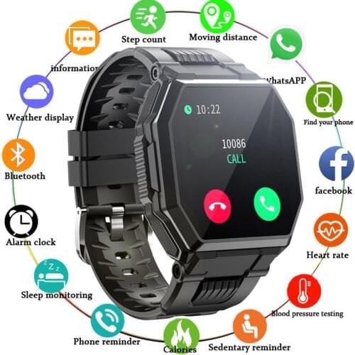 LIGE New Smart Watch Men And women Sports watch Blood pressure Sleep monitoring Fitness tracker Android ios pedometer Smartwatch